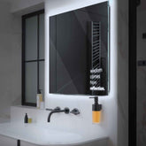 Espejo LED Cuadrado | Control por interruptor de pared | Luz blanca fría - Reyze Seria Motivated Model 1